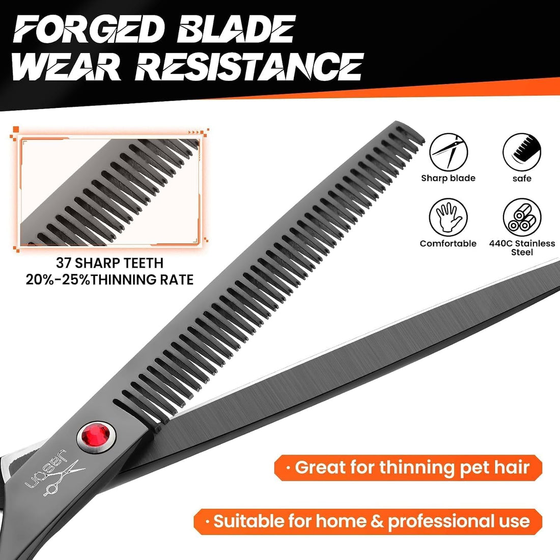 JASON 7" Dog Grooming Scissor