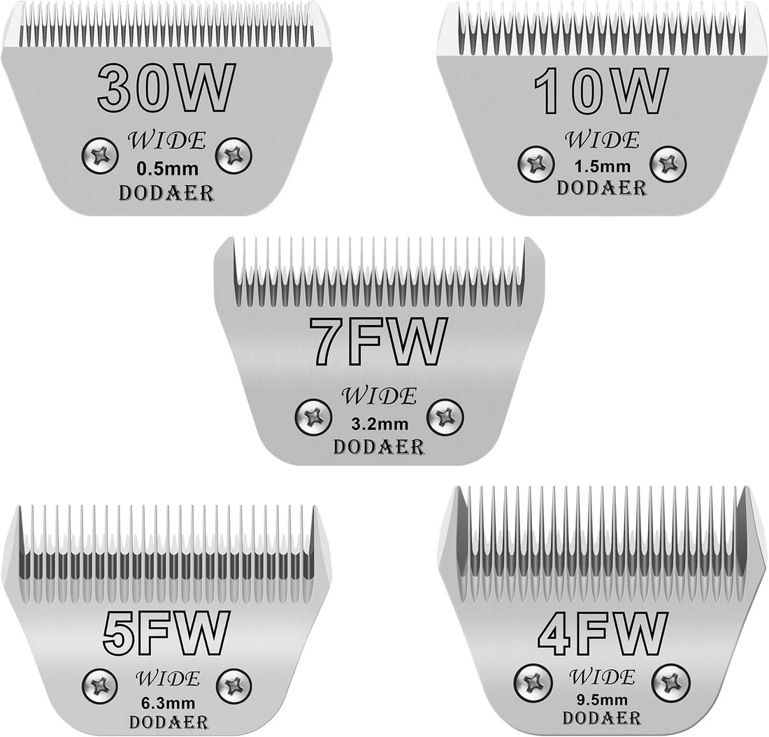 Dog Grooming Ceramic Blades Set,Compatible with Andis,Oster A5,Wahl