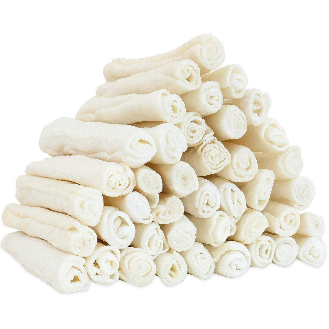 MON2SUN Dog Rawhide Rolls Twist Sticks Chew Treats Natural Flavor 6.5