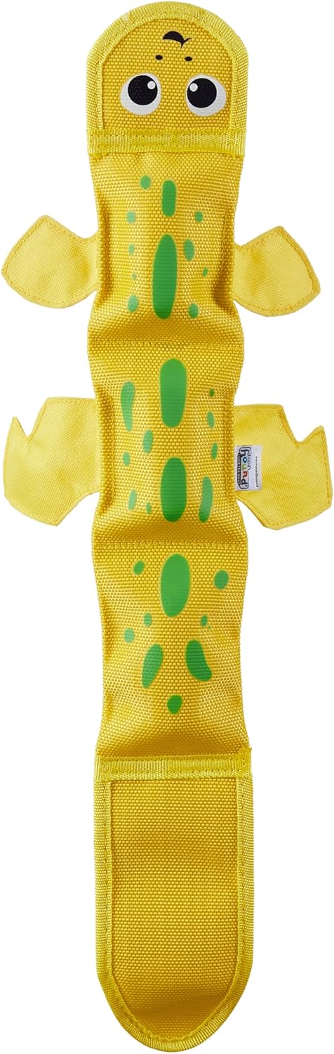 Outward Hound Fire Biterz Lizard Tough Chew Dog Toy, Plush & Squeaky