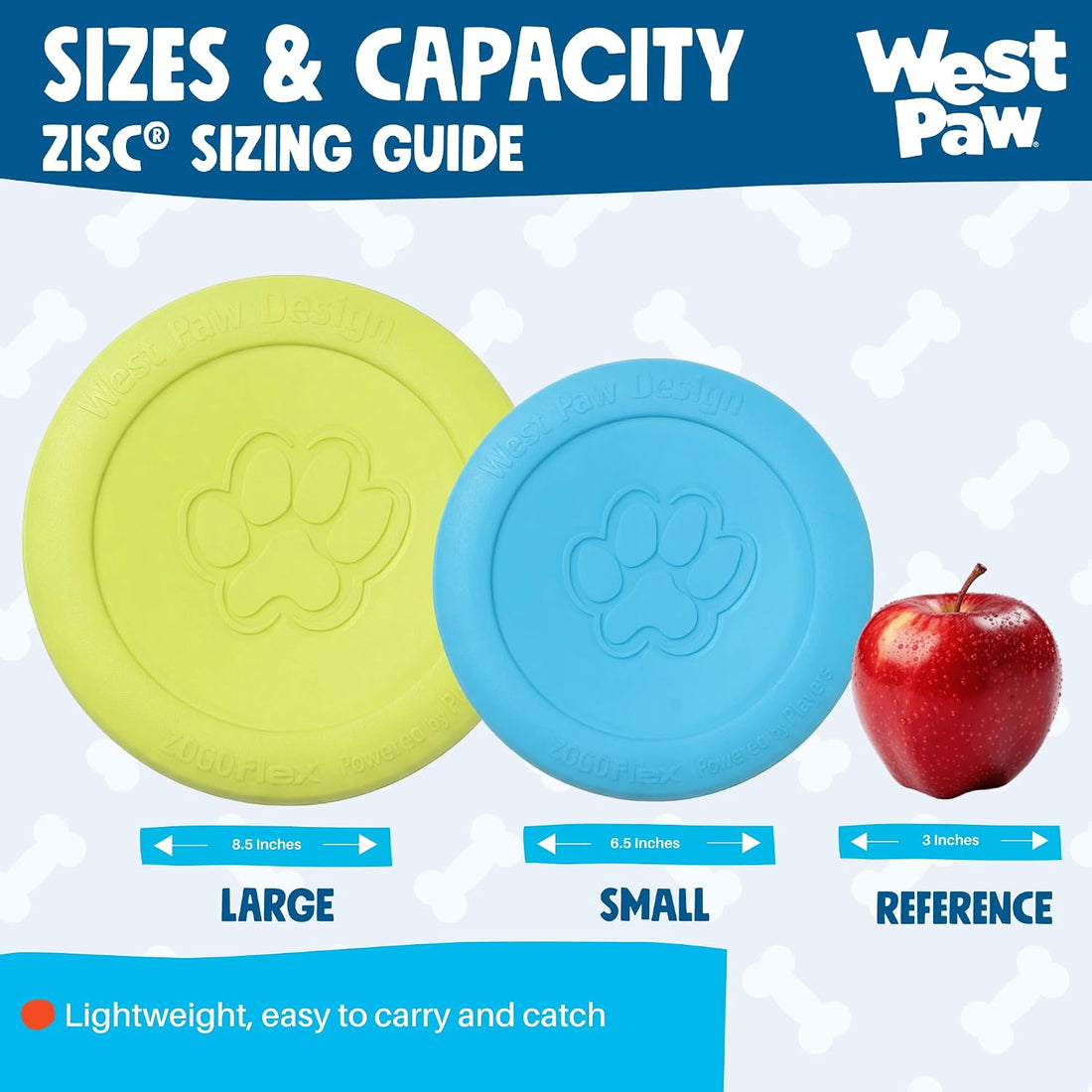 WEST PAW Zisc High-Flying Disc Dog Toy