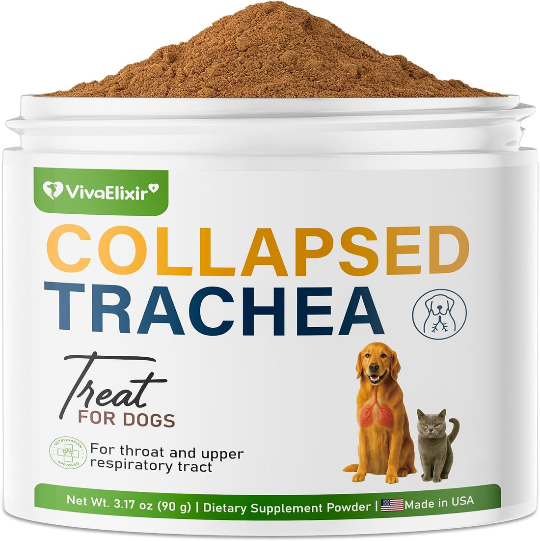 Dog Cough Powder–Relieves Cough, wheezing, tracheal Collapse