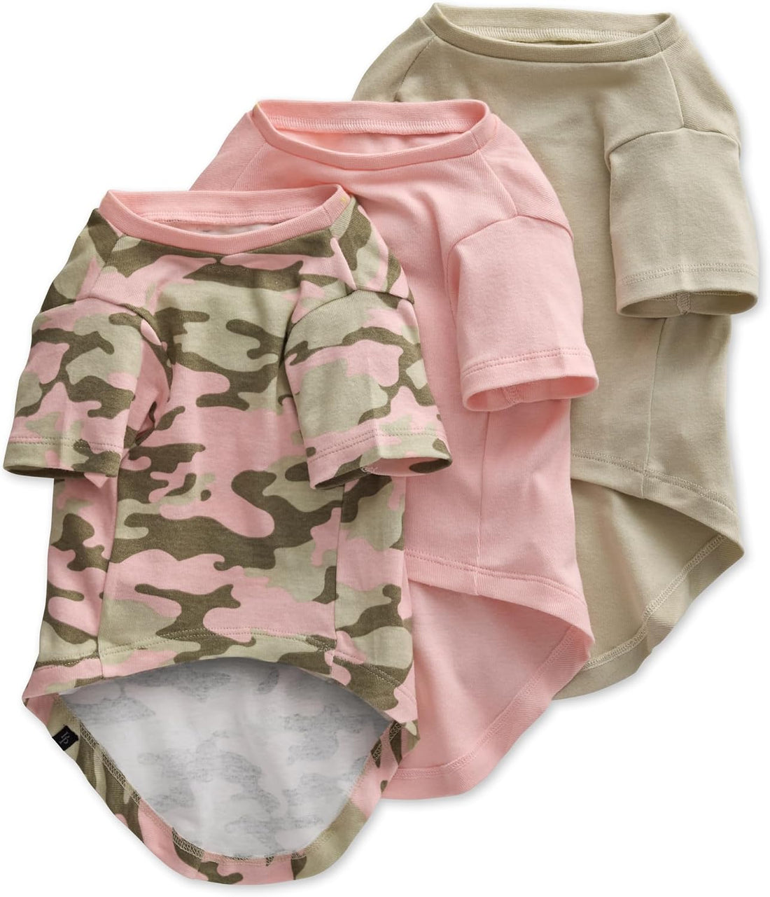 Pet Passion Toby II Dog T-Shirt, 3 Pack, Navy Camo, Small