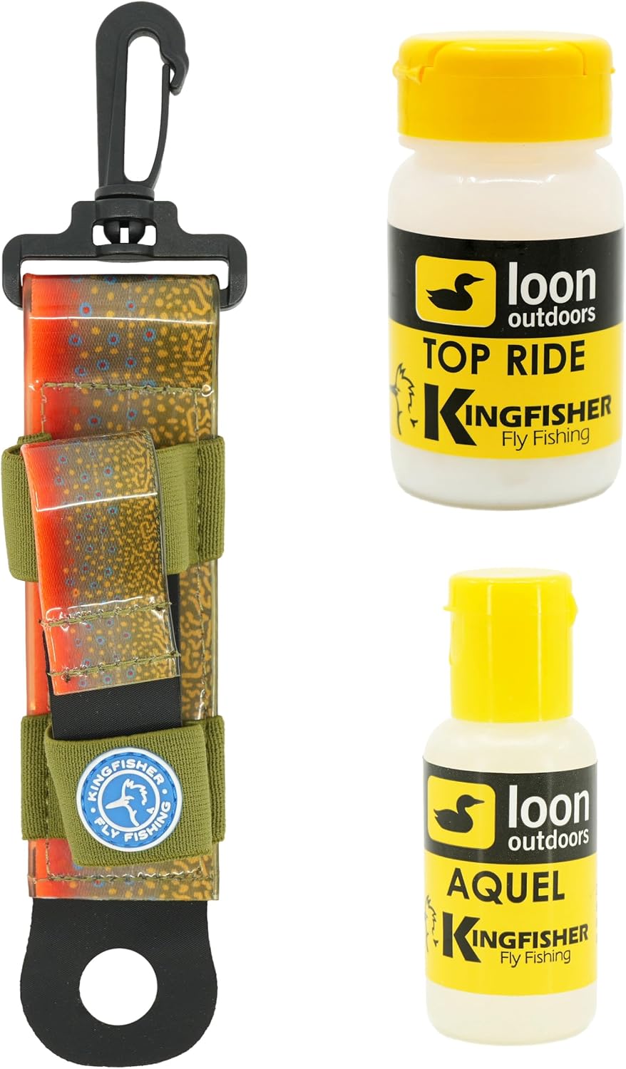 Loon Outdoors Combo Pack - Floatant and Desicant with a Kingfisher