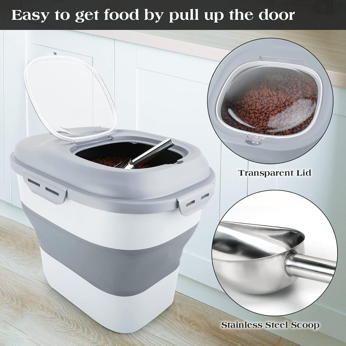 TIOVERY Dog Food Storage Container