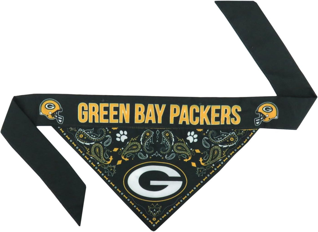 Littlearth NFL Green Bay Packers Pet Bandana, Team Color, X-Large