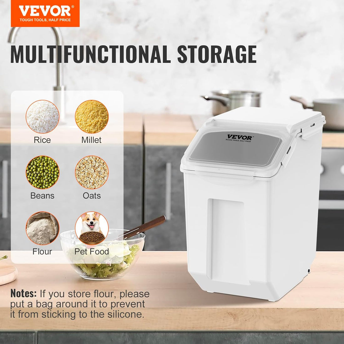 VEVOR Ingredient Storage Bin