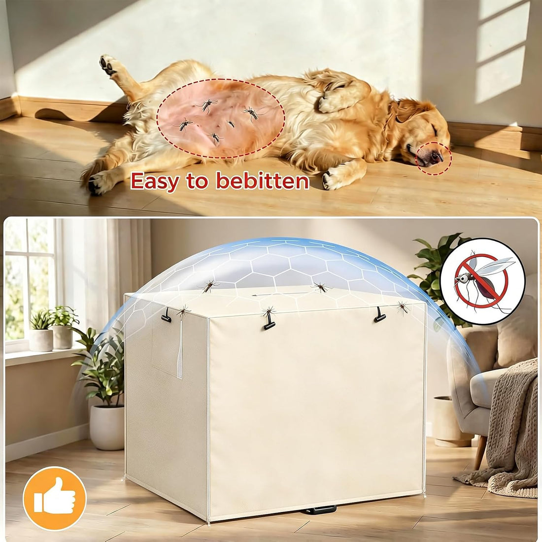 Dalema 42Inch Wire Dog Crate Cover,Durable Windproof Privacy