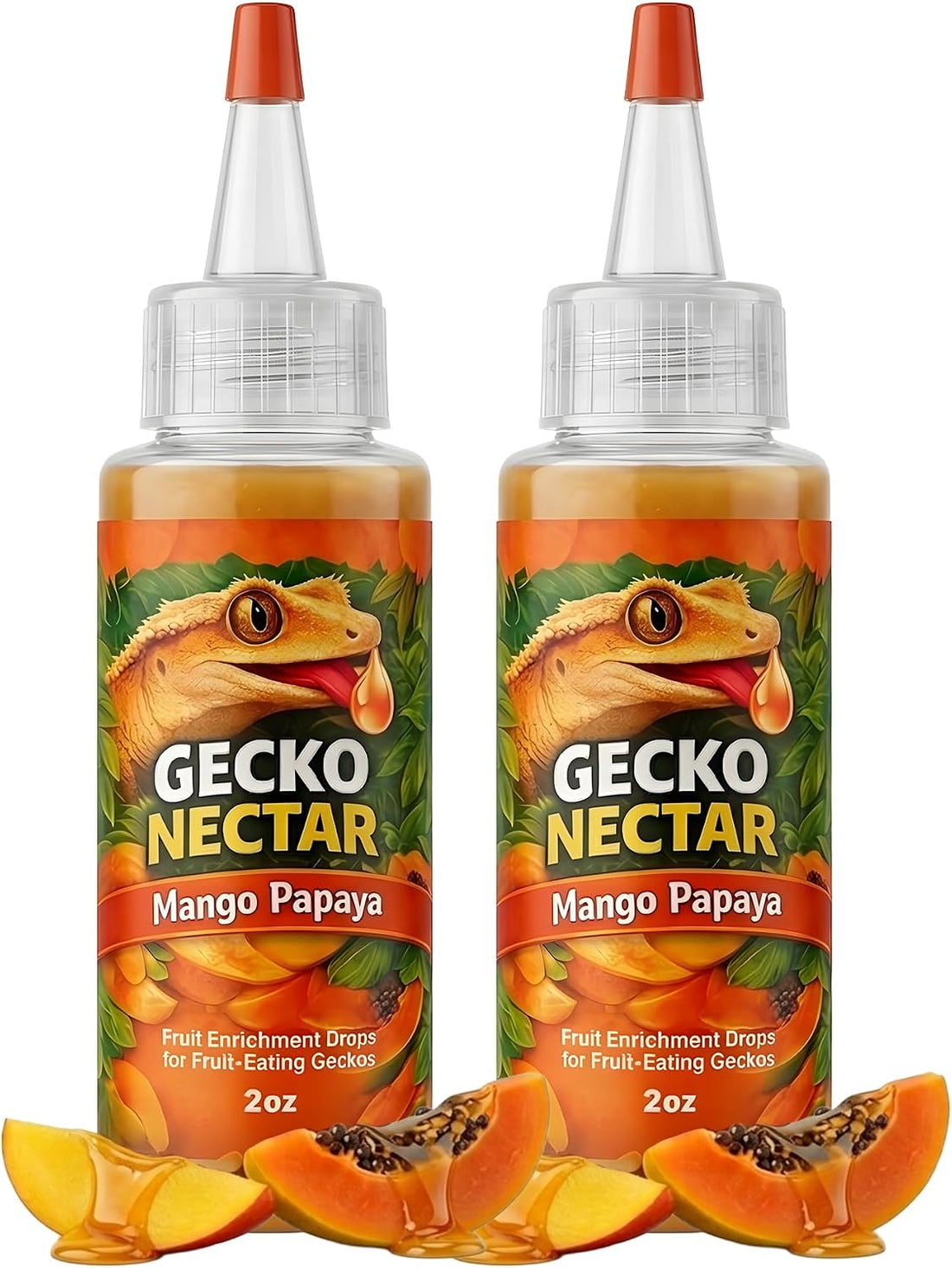CTWPets Liquid Crested Gecko Treat & Food Topper, Mango Papaya