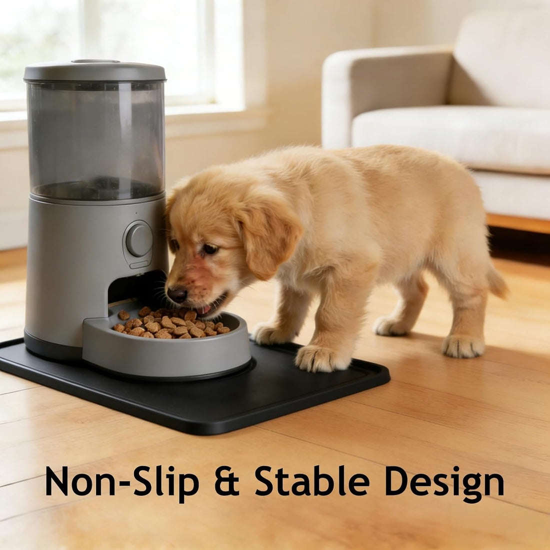 HiloFenar Silicone Square Mat 16x16 for Water Bowl