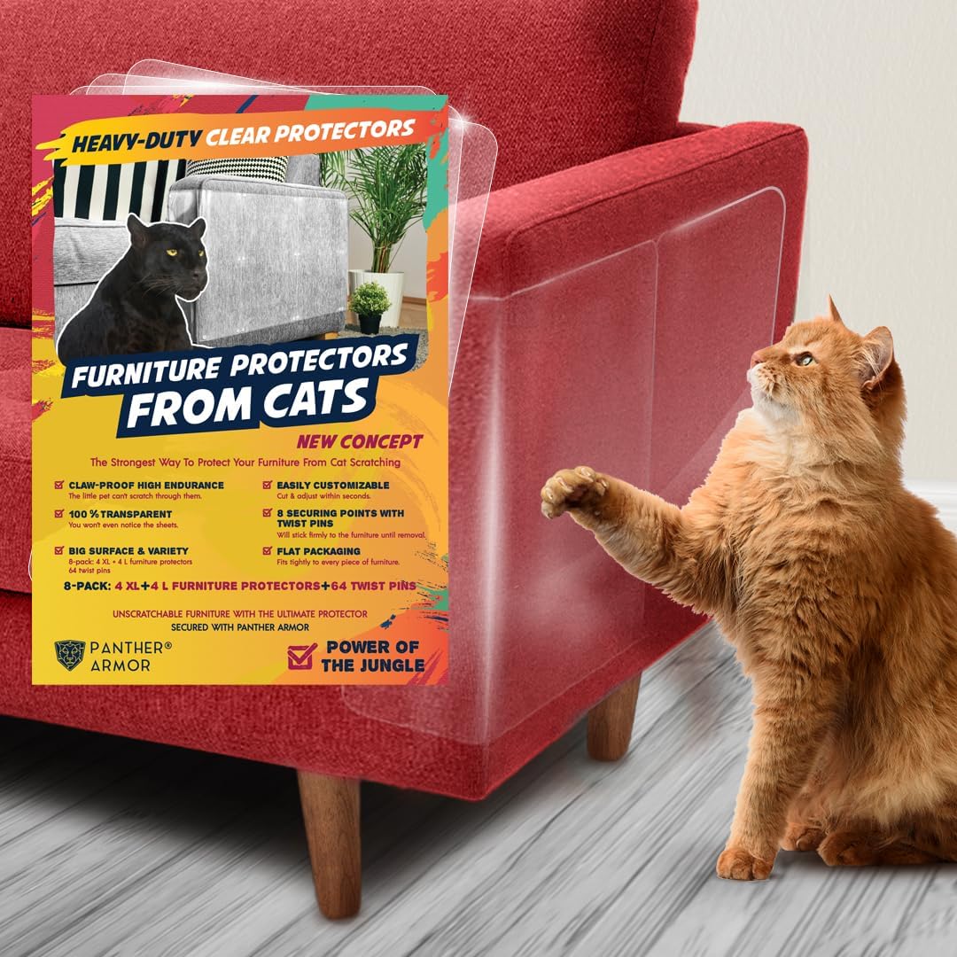 Panther Armor Furniture Protector, 8-Pack