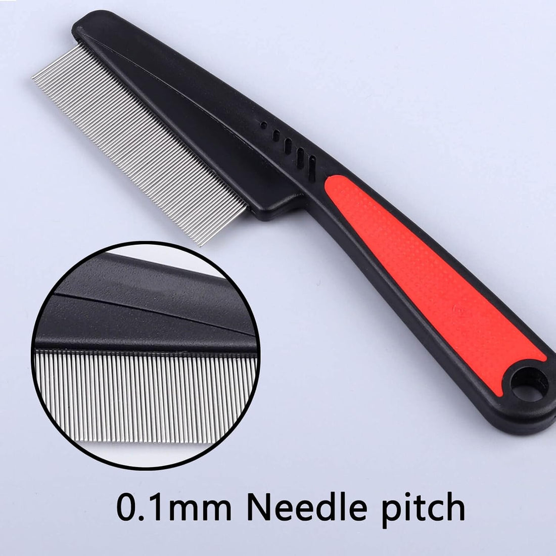 Yumflan Flea Comb with Rubber Handle