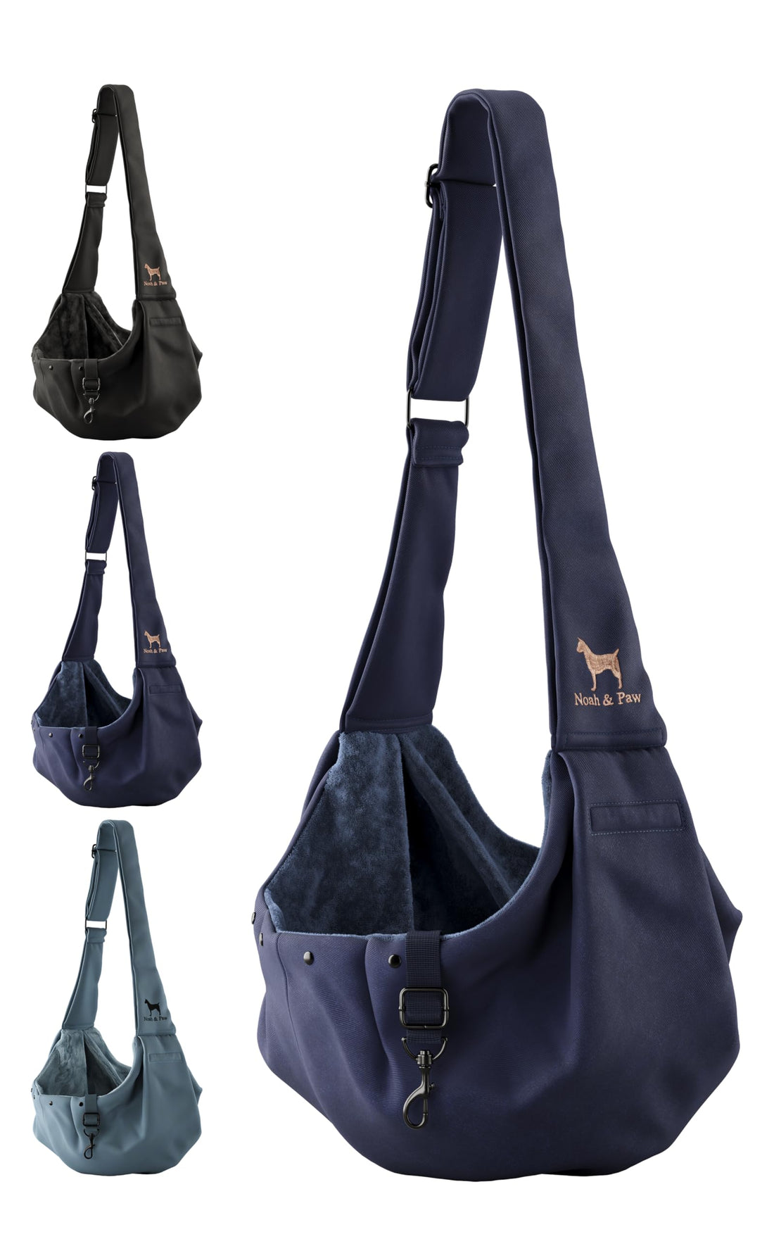 Noah & Paw Dog Sling Carrier for Small Dogs & Cats with Adjustable