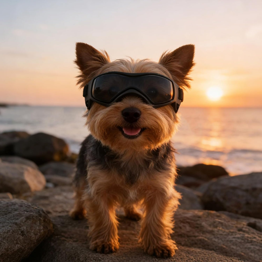 Dog Goggles for Small Breed, Anti-UV Windproof Extra Small Dog