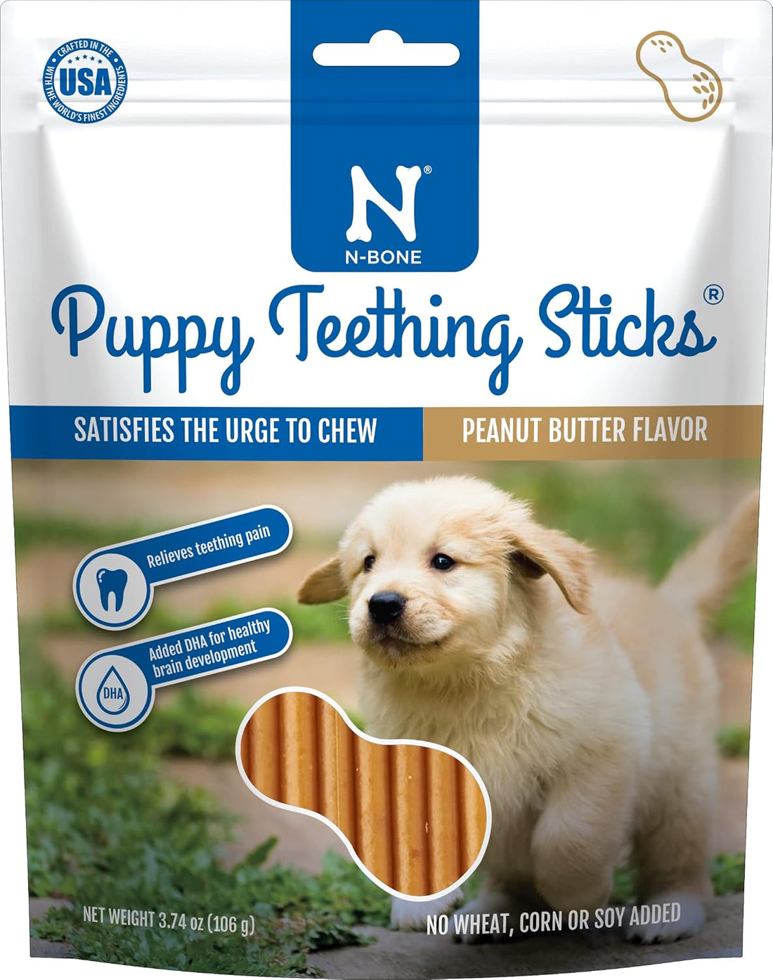 N-Bone Puppy Teething Sticks Flavor