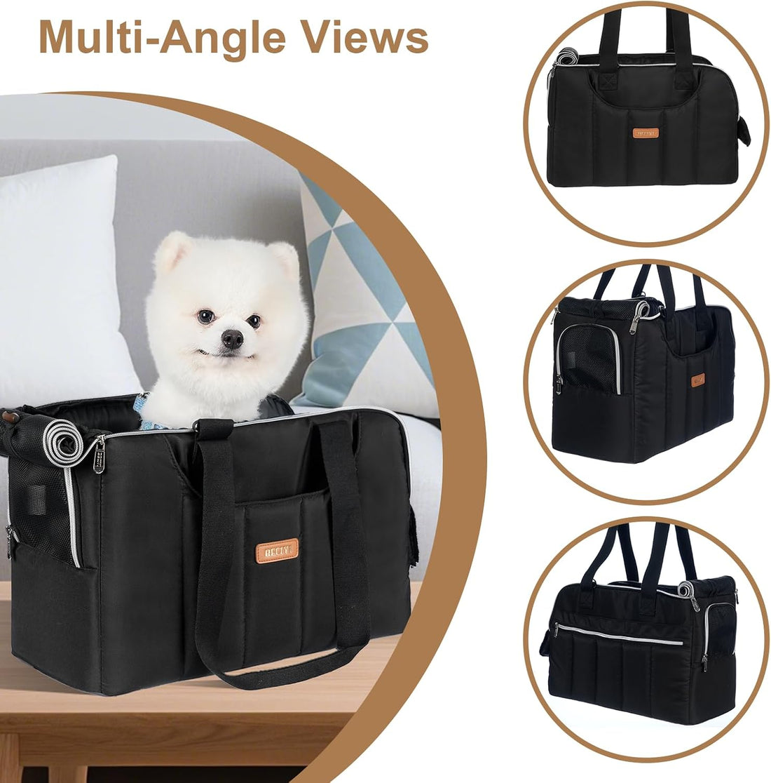 Dog Purse Carrier for Small Dogs Cats Rabbits Up to 12lbs