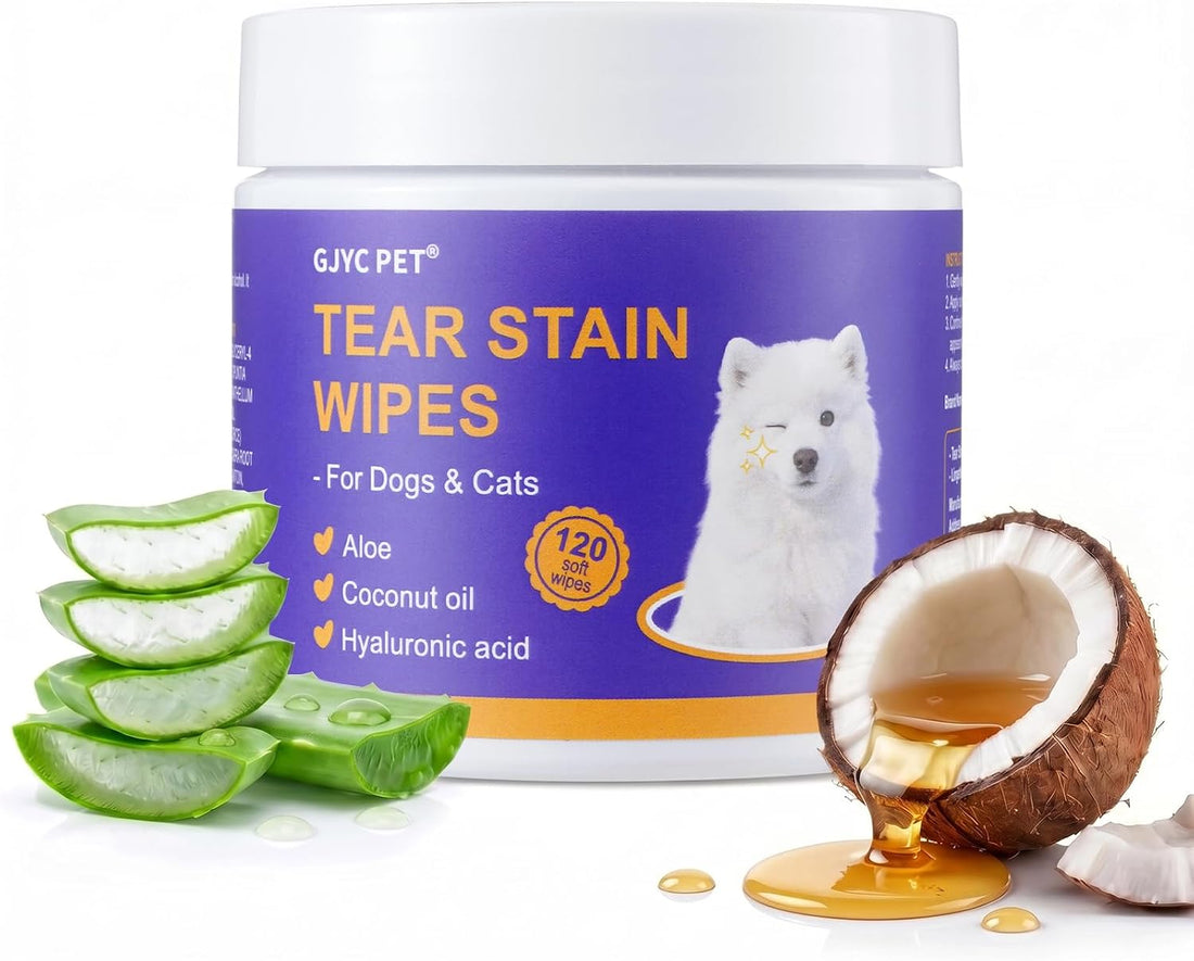 Tear Stain Remover Wipes for Dogs & Cats