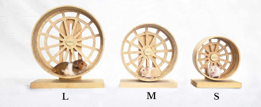 7" Silent Wooden Hamster Wheel