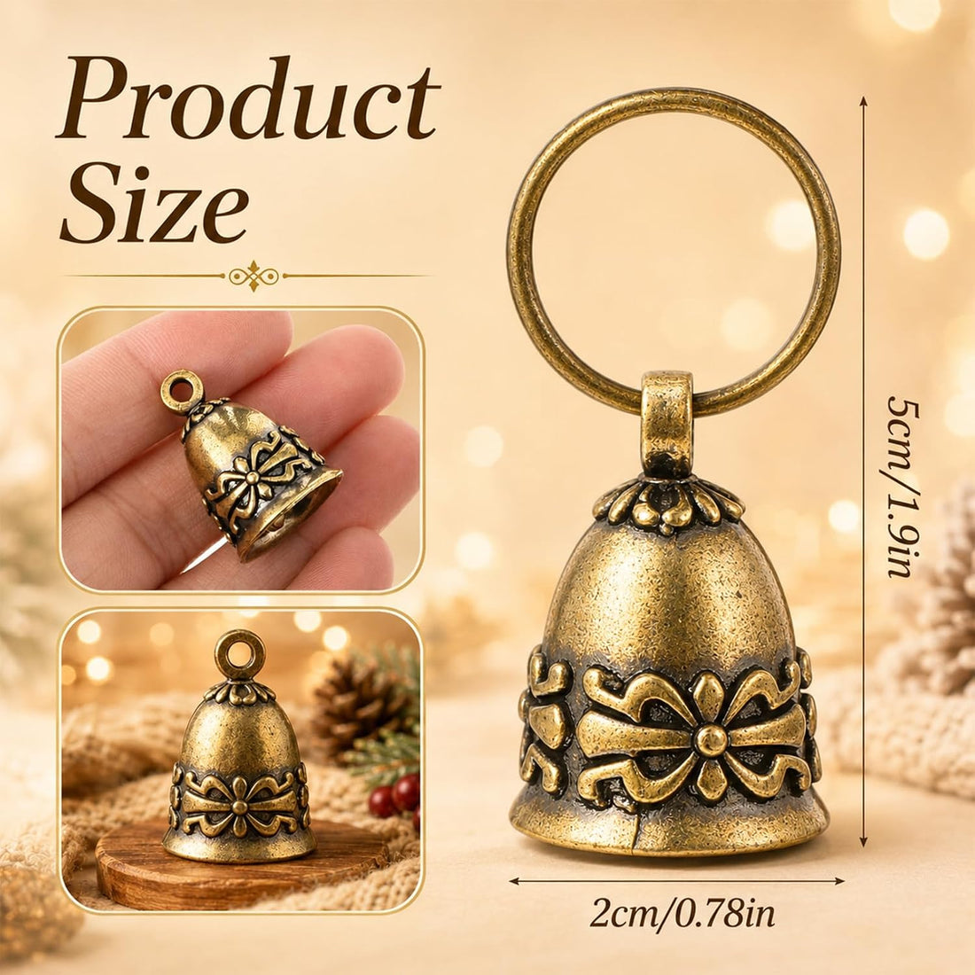 Xindojuz 2PCS Small Bells for Dogs and Cats Collar