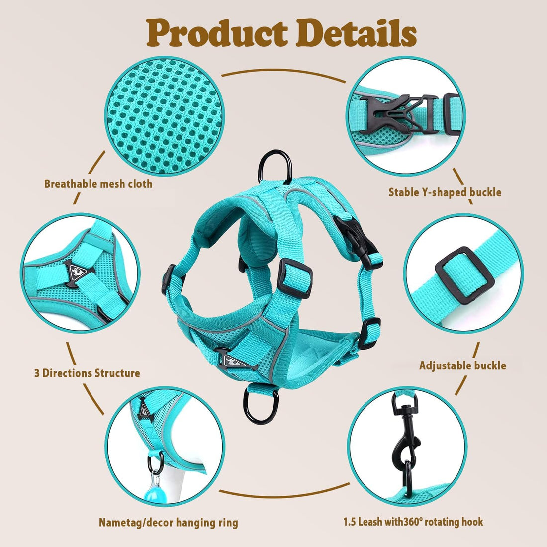Cat Harness and Leash for Walking