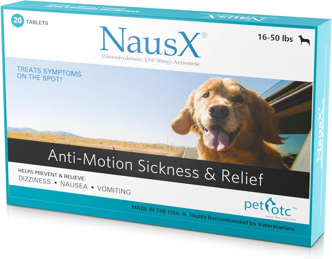 Anti-Motion Sickness and Nausea Relief for Medium Breed Dogs