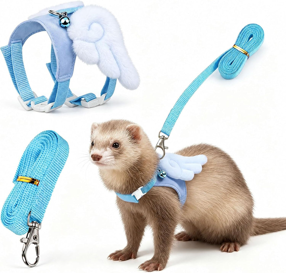 Nogeqi Ferret Harness and Leash Set, Guinea Pig Harness and Leash