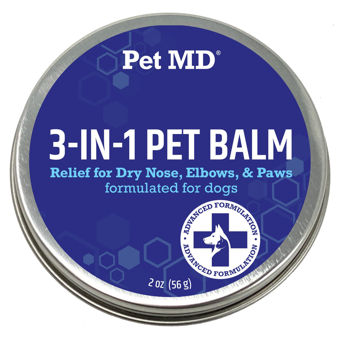 Pet MD Dog Paw Balm - 3-in-1 Paw, Nose/Snout