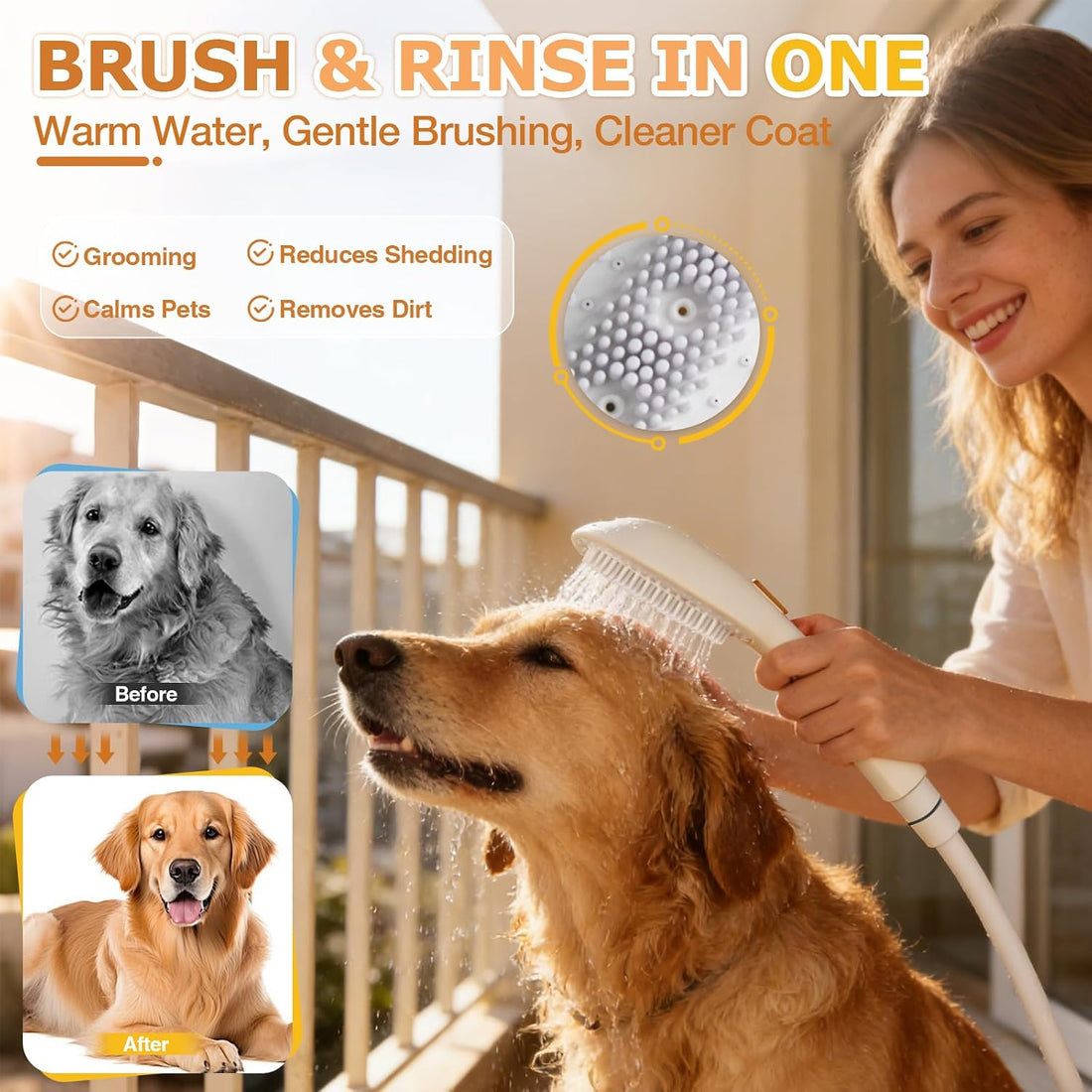 Jamini Dog Shower Attachment