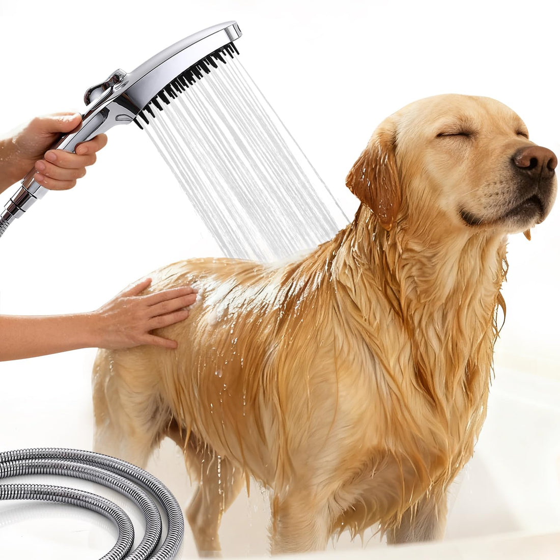 G-Promise 3 Mode Dog Shower Attachment with Pause Mode