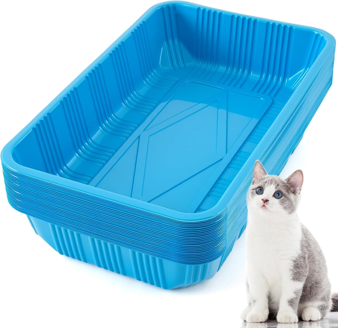 Tessco for you 30 Pack Disposable Litter Boxes for Cats
