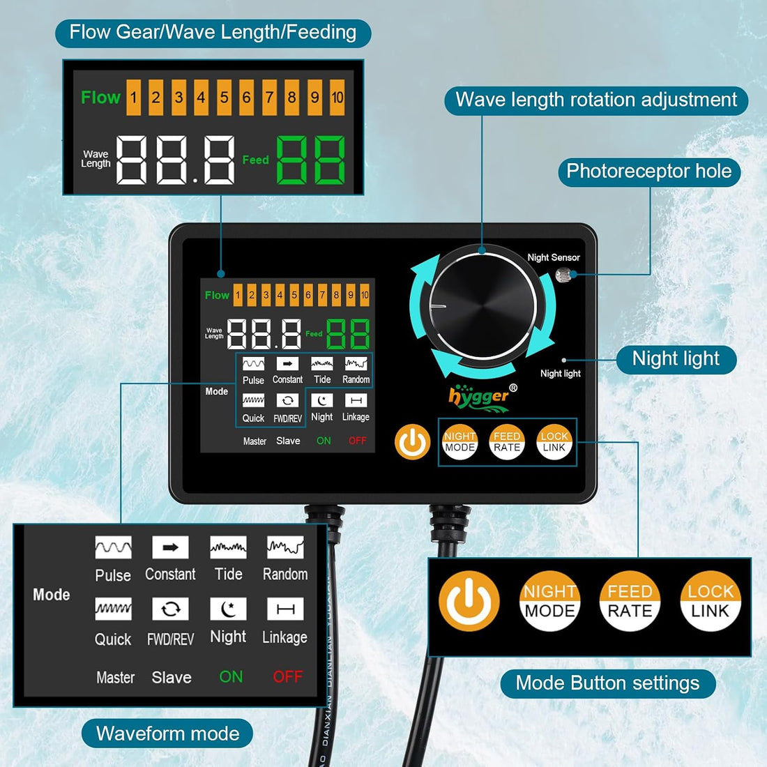 hygger Intelligent Wave Maker for Aquarium