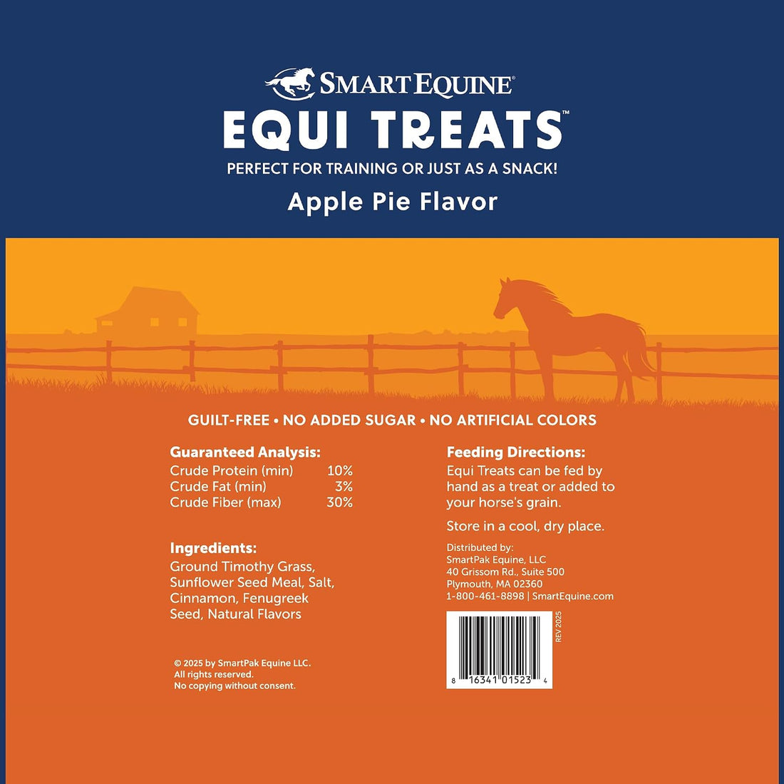 SmartEquine Equi Treats Apple Pie Flavor, 4 lb Bag