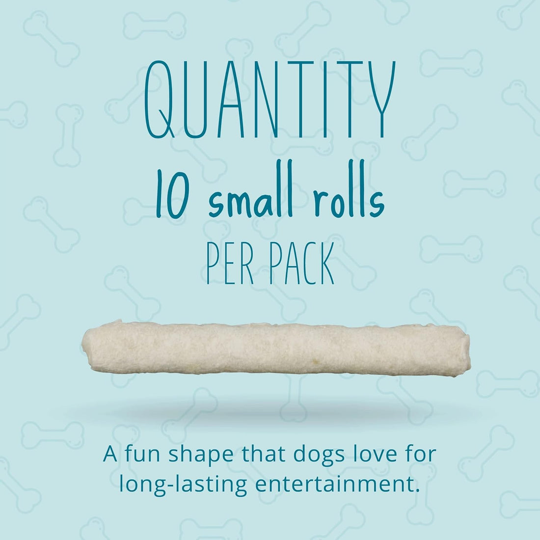 Better Belly Dental Roll Small Highly Digestible Dog Treats, 10 Count