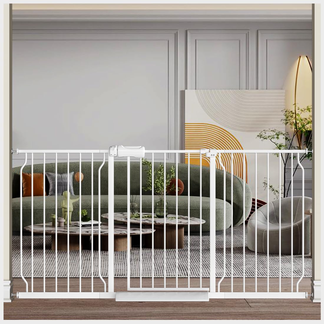 Fairy Baby Extra Wide Baby Gate for Doorways Auto Close Safety Gates