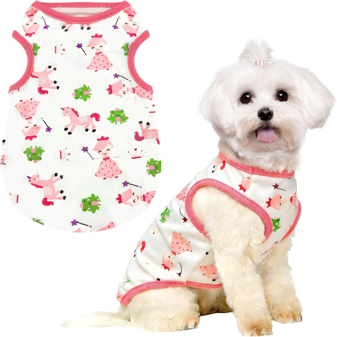 PETCARE Cute Cartoon Cat Shirts for Cats Only Soft Cotton Tshirts