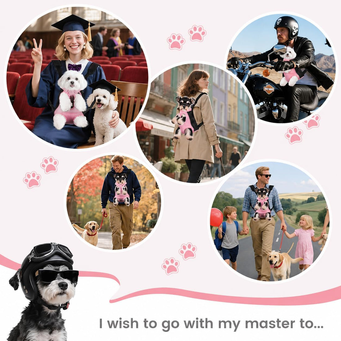 Inspack Dog Backpack Carrier/Cat Carrier