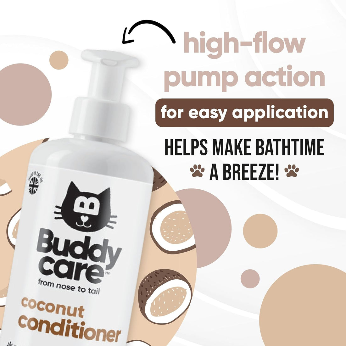 Coconut Cat Conditioner by Buddycare (16.90oz)