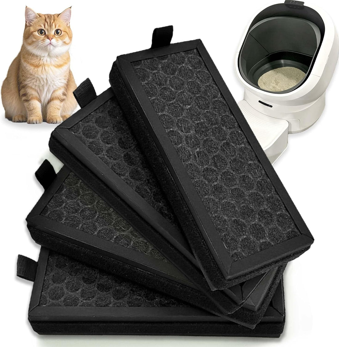 Activated Carbon Filter for PETLIBRO Luma Automatic Litter Box