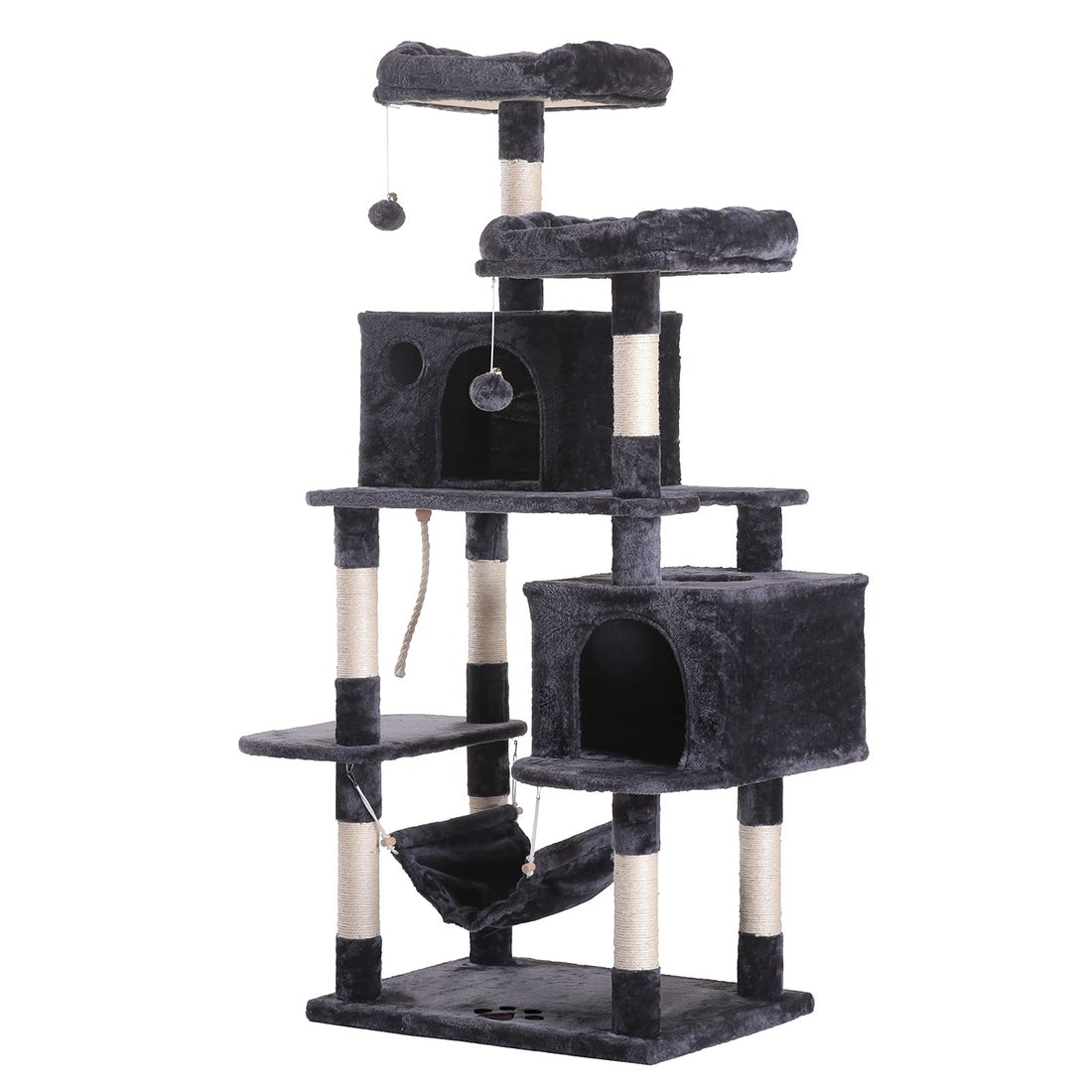 Hey-brother Large Multi-Level Cat Tree Condo Furniture