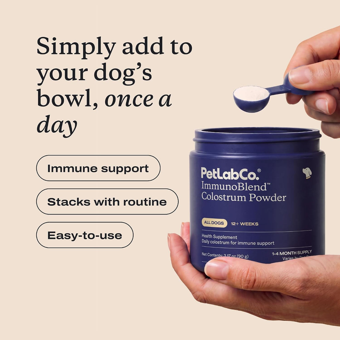PetLab Co. ImmunoBlend Bovine Colostrum Powder for Dogs
