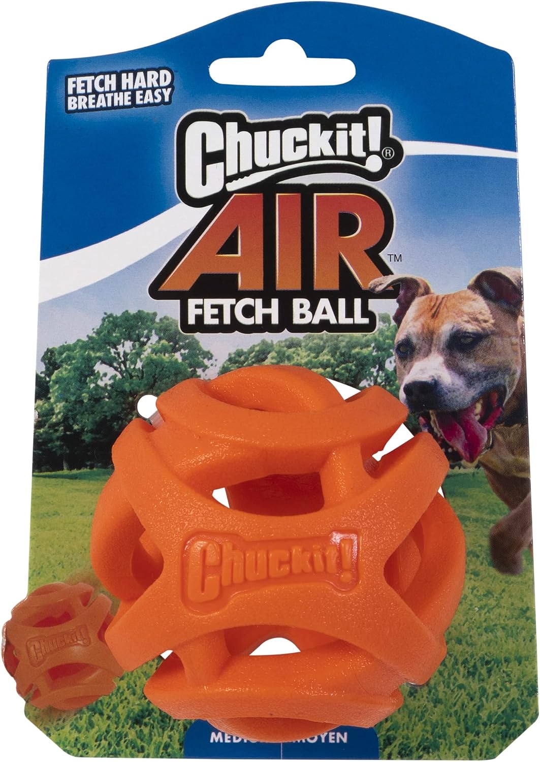 Chuckit! Air Fetch Ball, Large 3in, for Dogs 60-100lbs, 1 Pack