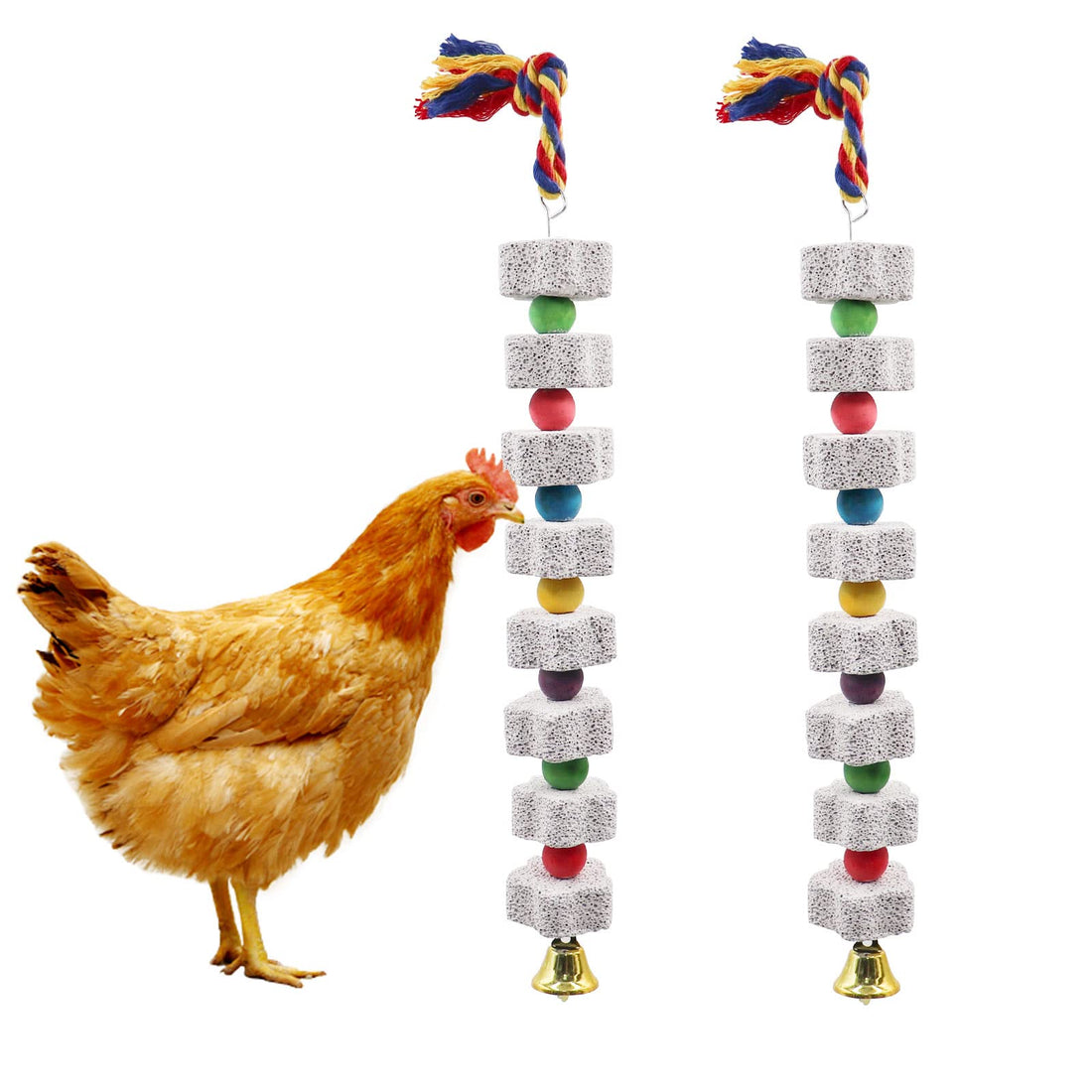 2 Pack Large Chicken Chewing Toy