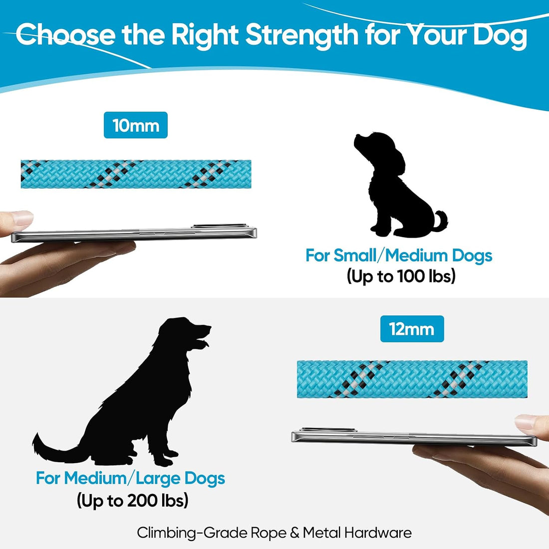 XiaZ Double Dog Leash for Two Dogs Perfect for Small Medium Dogs
