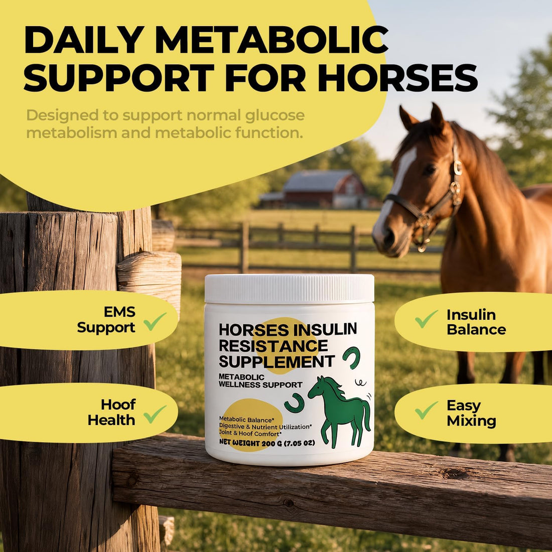 Insulin Resistance Supplement for Horses