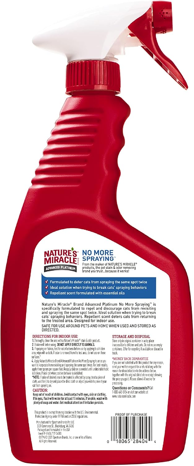 Nature's Miracle Advanced Platinum No More Spraying Training Spray