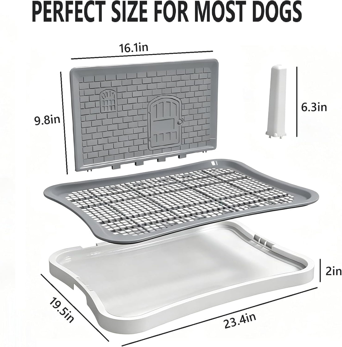 Pee Pad Holder for Dogs and Puppies, Dog Potty for Small Dogs