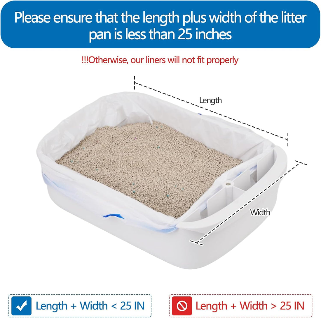 DSPET Self Cleaning Cat Litter Box Liners-60 Counts