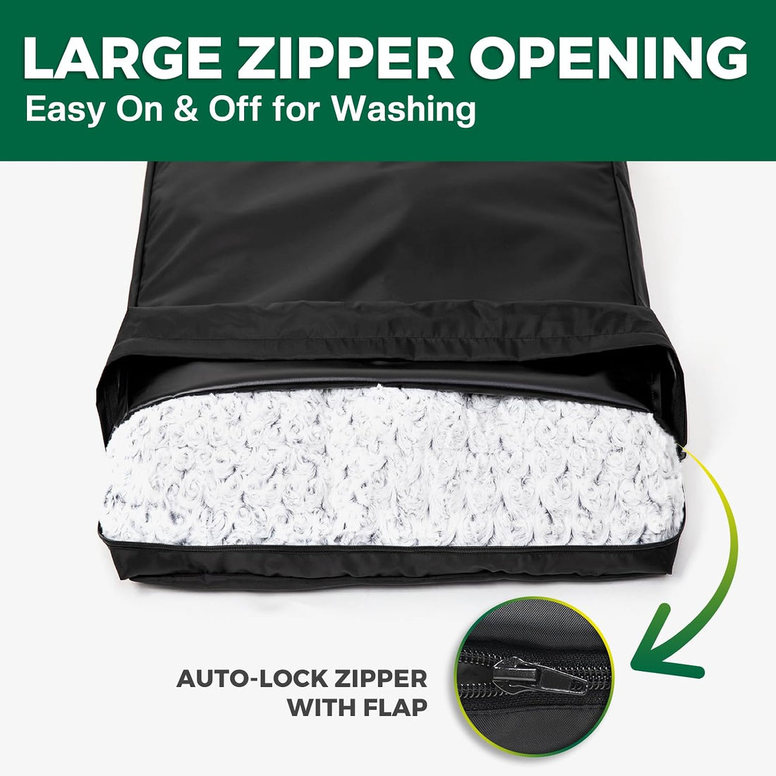 PAWFINITY Waterproof Dog Bed Cover Replacement Washable, Easy to Clean