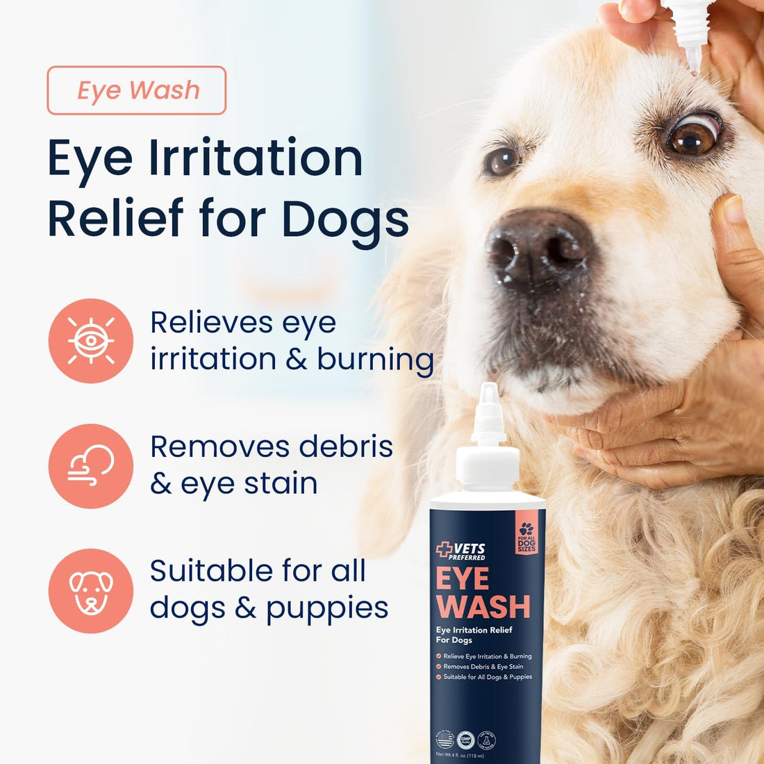 Vets Preferred Eye Cleaner for Dogs