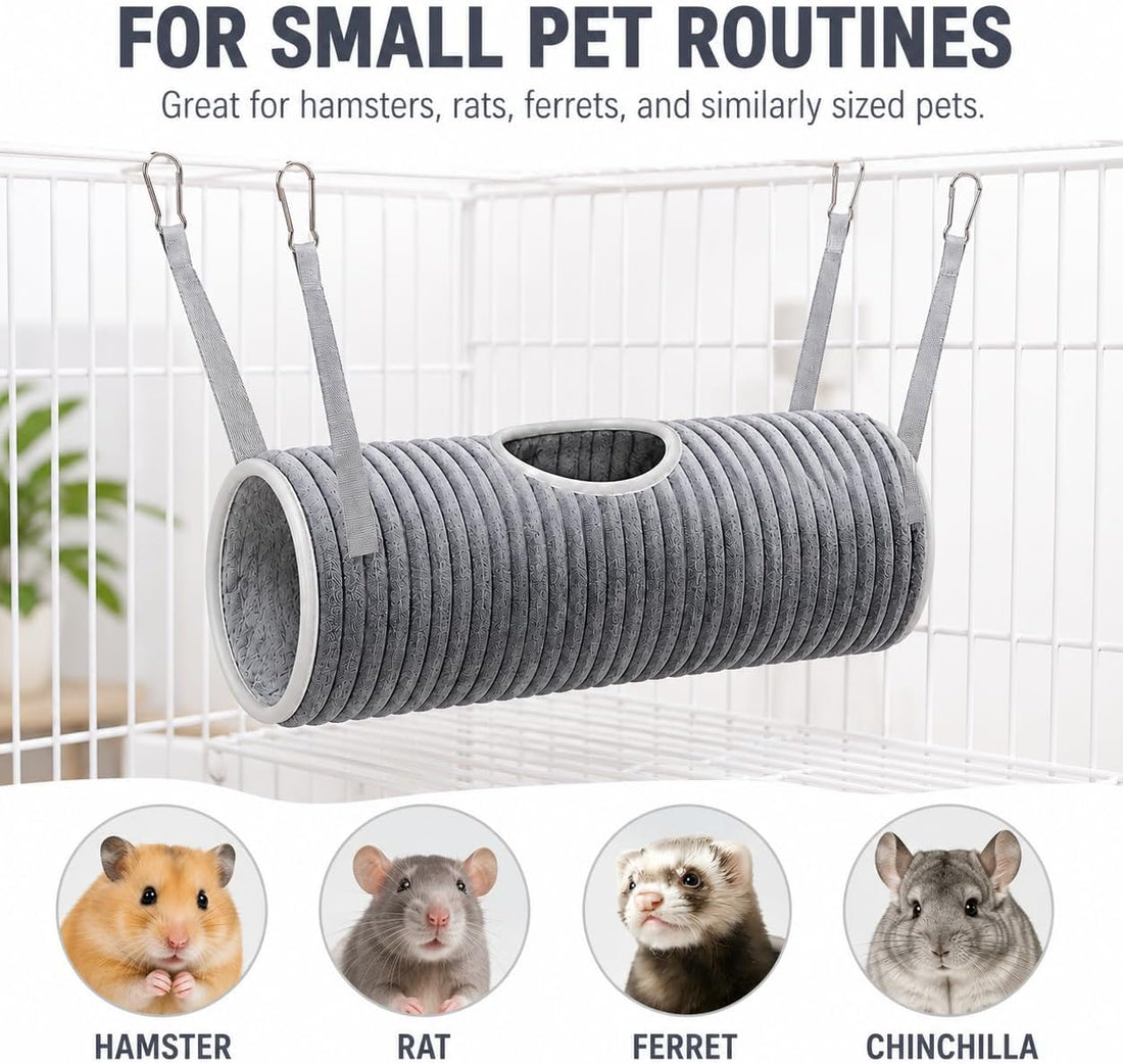 Ferret Rat Hammock Hamster Hanging Tunnels Tubes for Cage